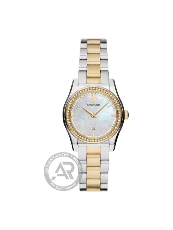 Emporio Armani Federica AR11559 δίχρωμο μπρασελέ