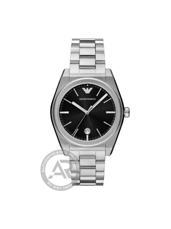 Emporio Armani Federico AR11622 ασημί μπρασελέ