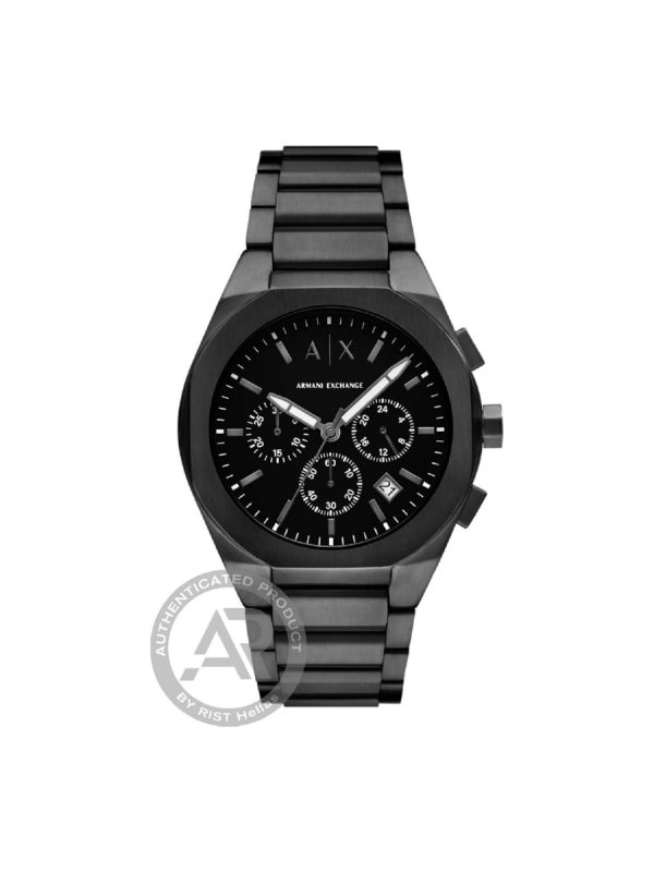 Armani Exchange AX4183 μαύρο ανδρικό χρονογράφος
