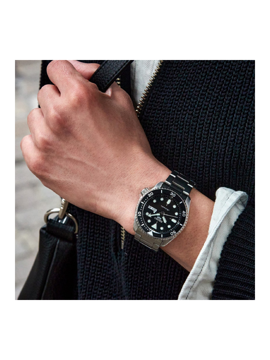 SRPD55K1J_5 SEIKO 5 Sports Automatic SRPD55K1J ανδρικό ασημί - Image 6