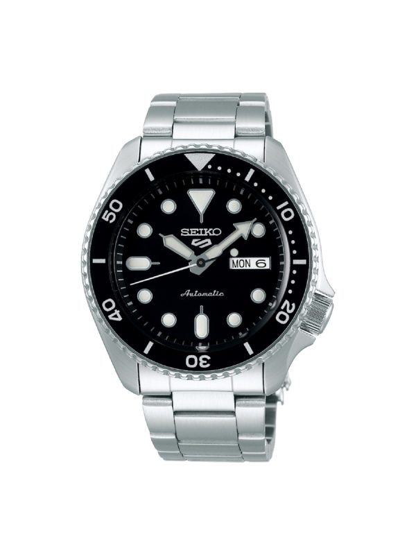 SEIKO 5 Sports Automatic SRPD55K1J ανδρικό ασημί