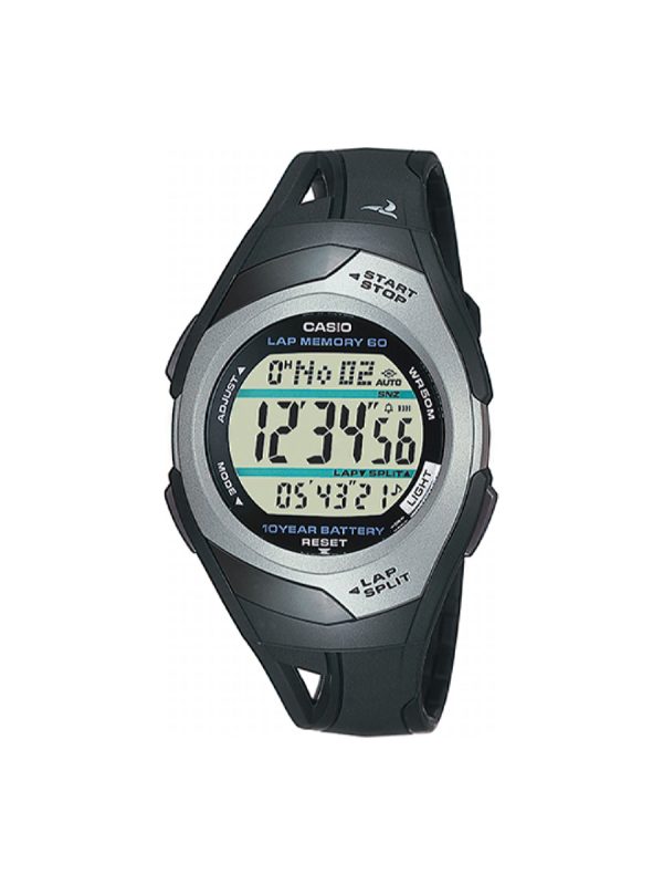 Casio Standard STR-300C-1VEF μαύρο λουράκι