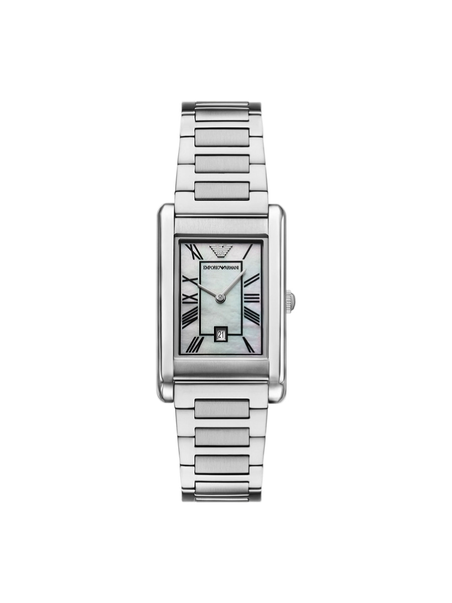 Emporio Armani Gino AR11664 ασημί μπρασελέ ανδρικό