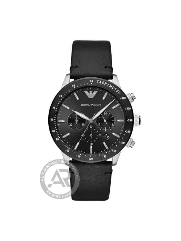 Emporio Armani Mario AR11243 ανδρικό ρολόι μαύρο