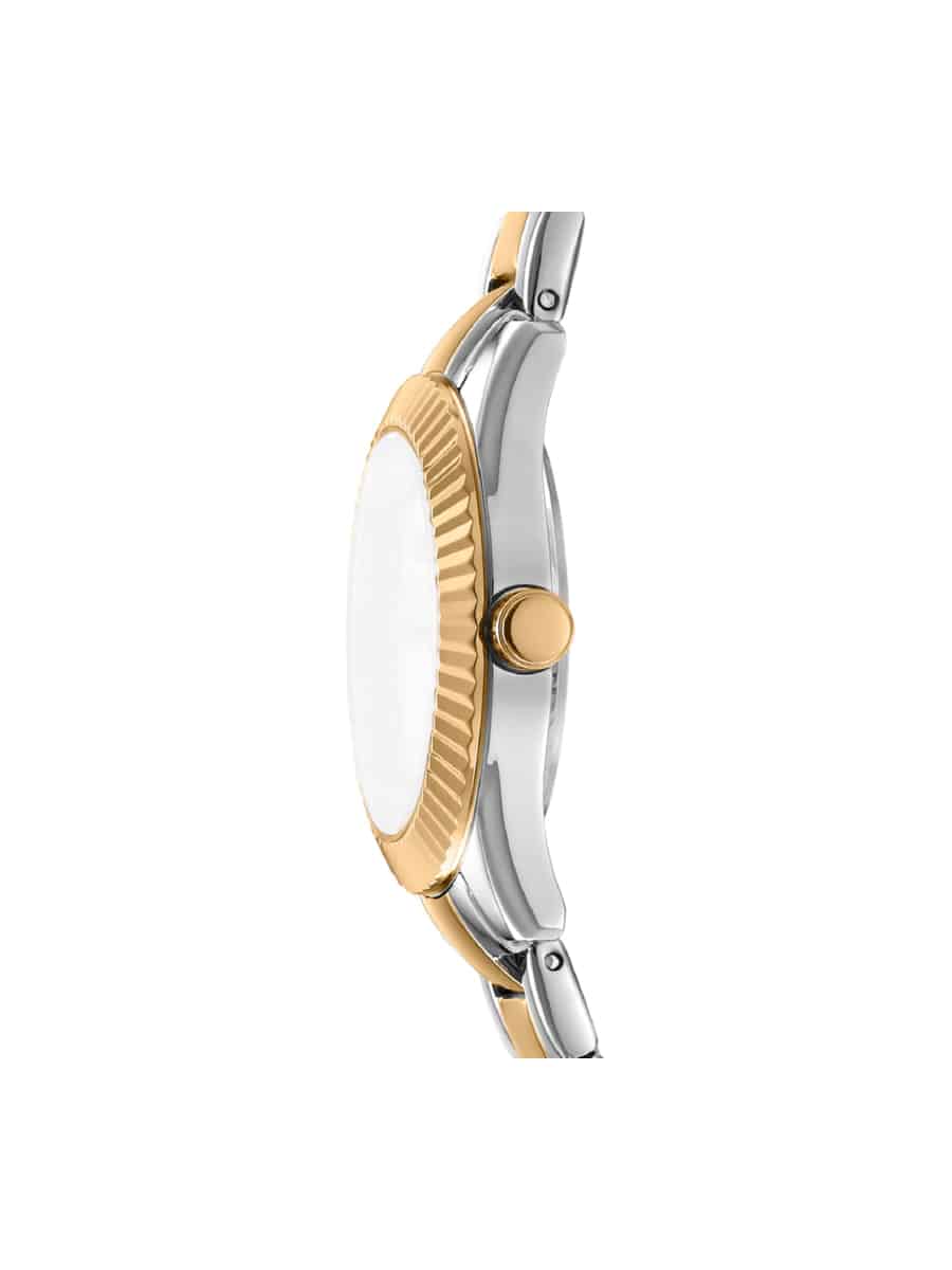DK1L017M0075-side DKNY DK1L017M0075 Chambers Glitz δίχρωμο γυναικείο ρολόι - Image 3