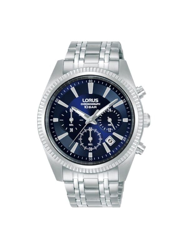 Ανδρικό LORUS Classic RT395KX9 ασημί μπρασελέ χρονογράφος