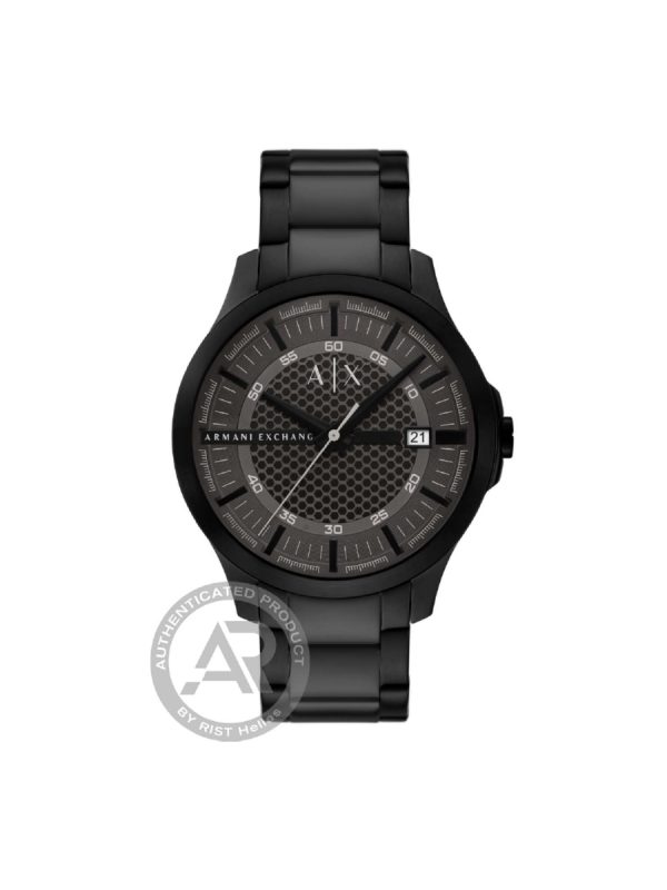Armani Exchange Hampton AX2464 μαύρο ανδρικό ρολόι