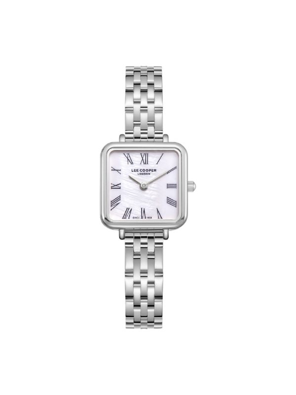 Lee Cooper LC08226.320 γυναικείο ρολόι ασημί μπρασελέ