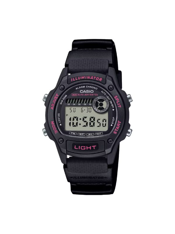 Casio W-220H-1A2V Standard ψηφιακό με μαύρο λουράκι