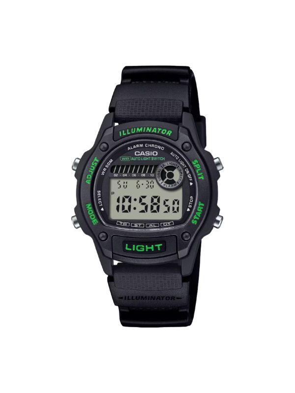 Casio W-220H-1A3V Standard digital with black strap