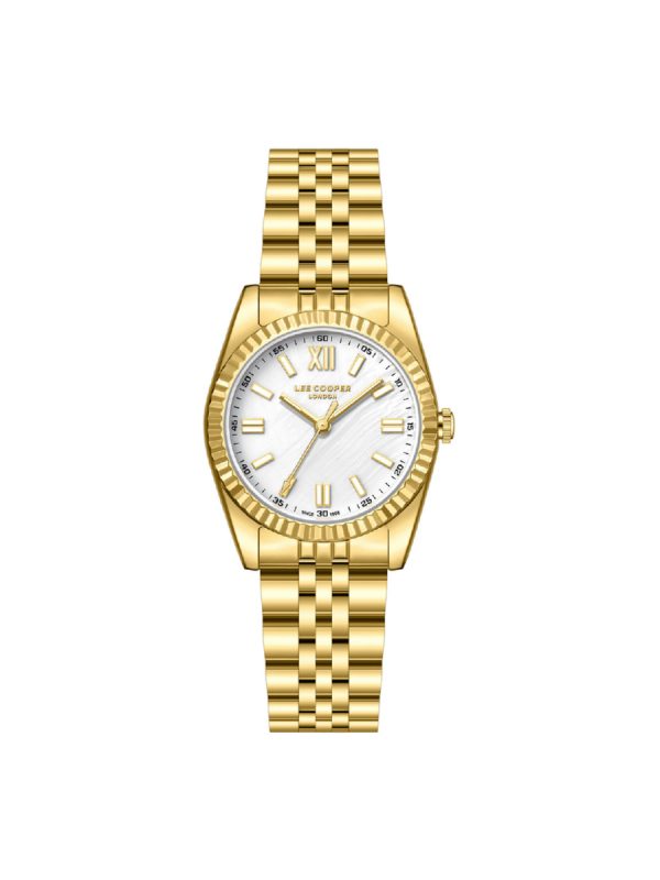 Lee Cooper LC08303.120 women's gold bracelet watch