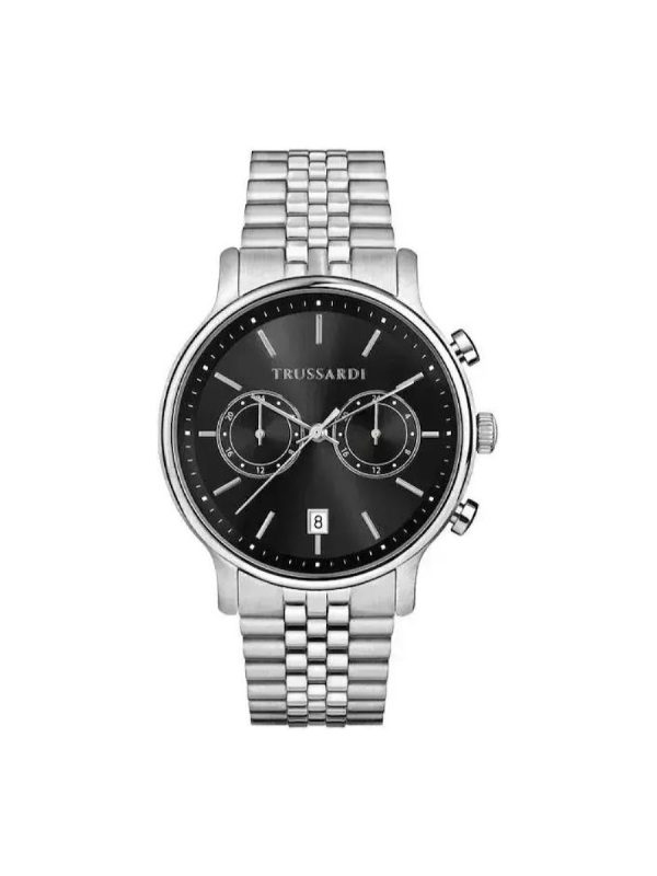 Trussardi T-Inedito R2453174002 ασημί μπρασελέ