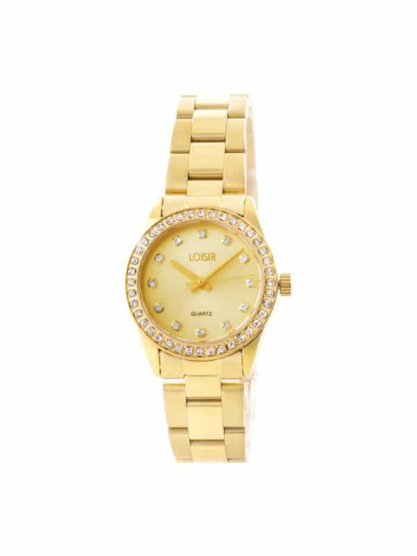 Loisir 11L05-00730 Hippy with gold-plated steel bracelet and gold dial