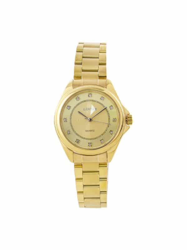 Loisir Cosmopolitan 11L05-00738 with gold-plated bracelet and gold dial