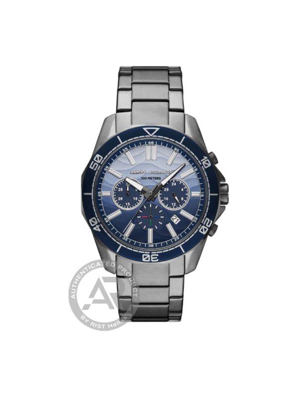 Ανδρικό Armani Exchange Spencer AX1967 γκρι μπρασελέ και χρονογράφο