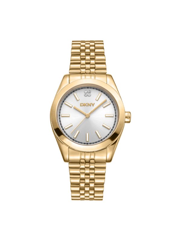 Γυναικείο ρολόι DKNY Nolita Midi DK1L029M0055 χρυσό μπρασελέ