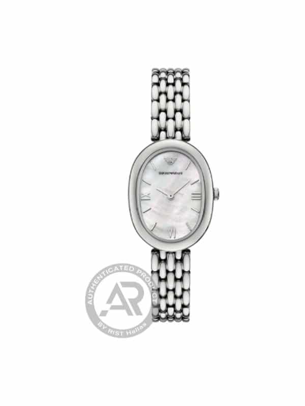 Γυναικείο ρολόι Emporio Armani Sinfonia AR11706 ασημί μπρασελέ