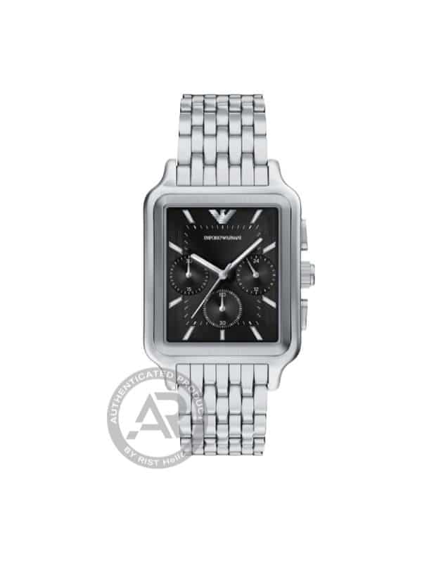 Ανδρικό ρολόι Emporio Armani Diego AR11751 ασημί μπρασελέ