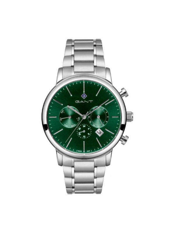 Ρολόι GANT Cleveland G132018 ανδρικό με πράσινο καντράν