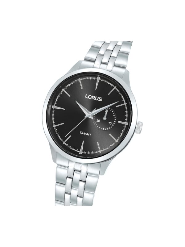 Ανδρικό ρολόι LORUS Classic R5B01AX9 ασημί μπρασελέ