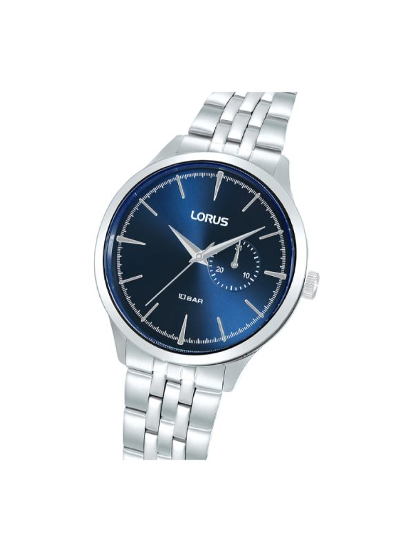 Ανδρικό ρολόι LORUS Classic R5B05AX9 ασημί μπρασελέ