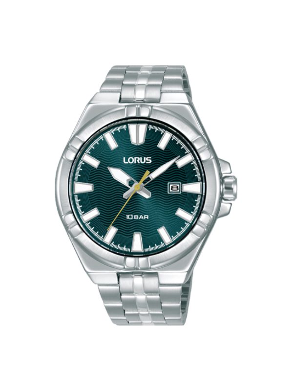 Ανδρικό ρολόι LORUS Sports RH977RX9 ασημί μπρασελέ