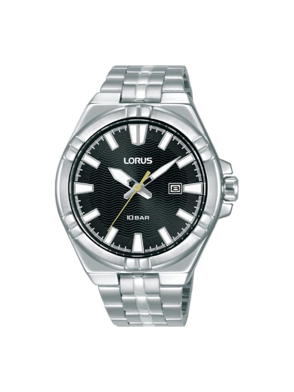 Ανδρικό ρολόι LORUS Sports RH971RX9 ασημί μπρασελέ