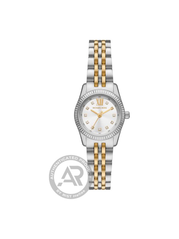 Γυναικείο ρολόι Michael Kors Lexington MK4740 δίχρωμο μπρασελέ