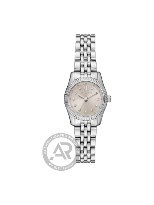 Ρολόι Michael Kors Petite Lexington MK4843 γυναικείο ασημί μπρασελέ