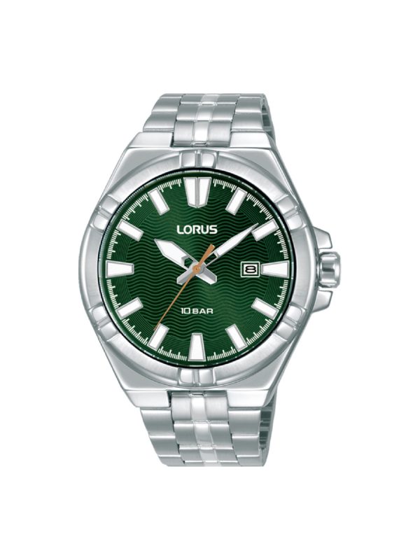 Men's Lorus Sports RH975RX9 with a green dial