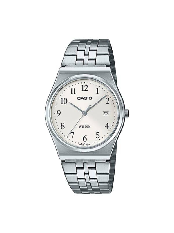 Casio Collection MTP-B145D-7BVEF ασημί μπρασελέ