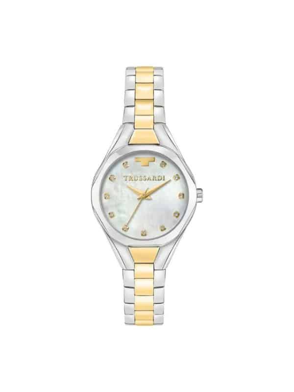 Trussardi Metropolitan R2453159506 Women's Watch with Two-Tone Bracelet