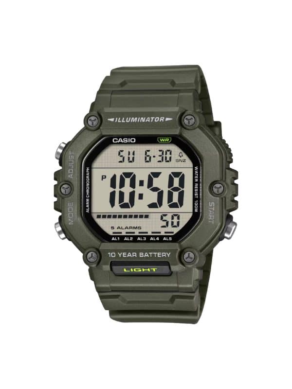 Casio Timeless AE-1600HX-3AVEF Khaki Strap