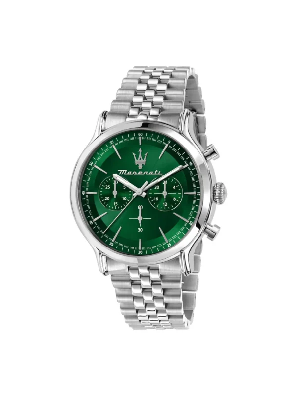 Maserati Epoca R8873618033 Men's Watch with Silver Bracelet