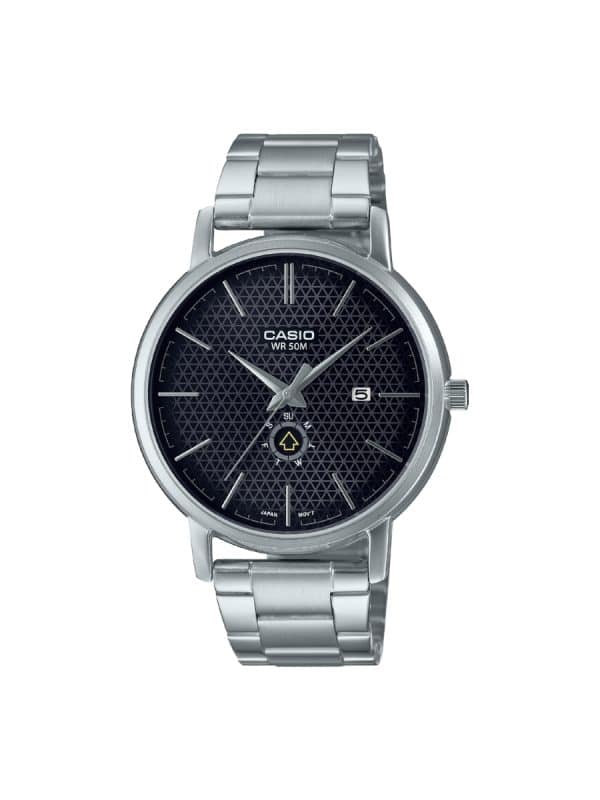 Casio Collection MTP-B125D-1AV Silver Bracelet