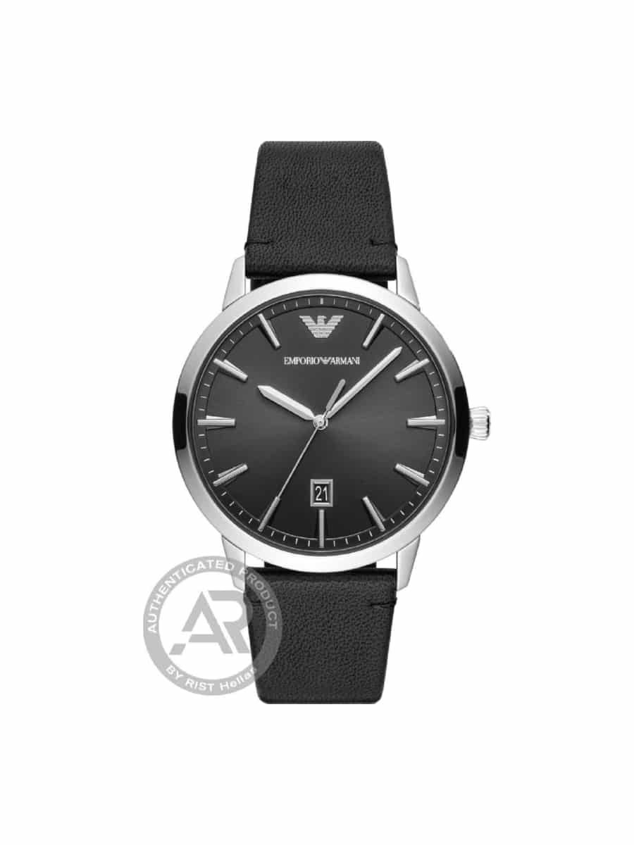 Emporio Armani Ruggero AR11193 μαύρο ανδρικό ρολόι Emporio Armani Ruggero AR11193 μαύρο ανδρικό ρολόι